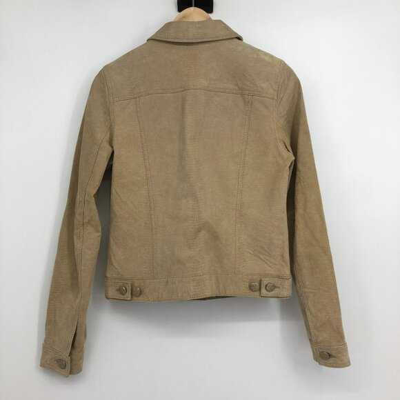 (NWT) Danier/Blink Tan Genuine Leather Jacket - Picture 15 of 16
